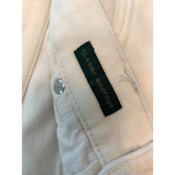 Ralph Lauren Jeans Womens 8 (33x30) Corduroy Bootcut Mid Rise Stretch Pants - Picture 7 of 9